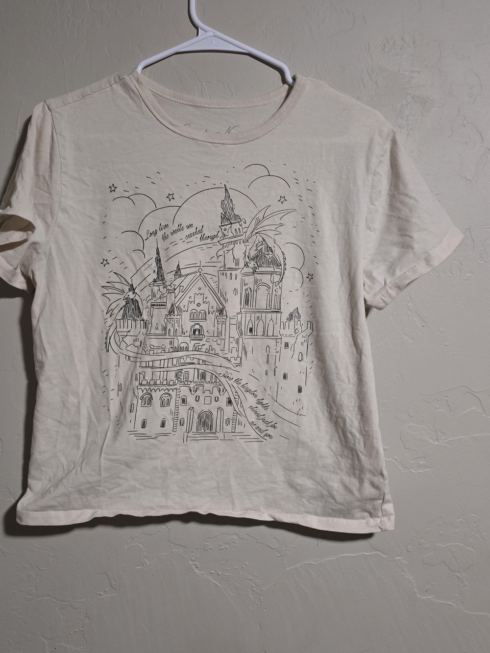 Taylor Swift Light Pink Castle Graphic Tee Speak Now Taylor's Version